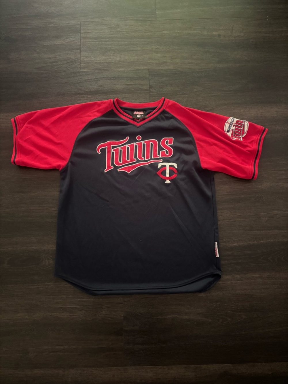 Minnesota Twins Jersey Baseball MLB Shirt Stilches Mens Size L - Picture 1 of 4